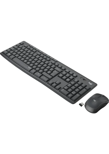 Logitech MK295 Sessiz Kablosuz Klavye Mouse Seti