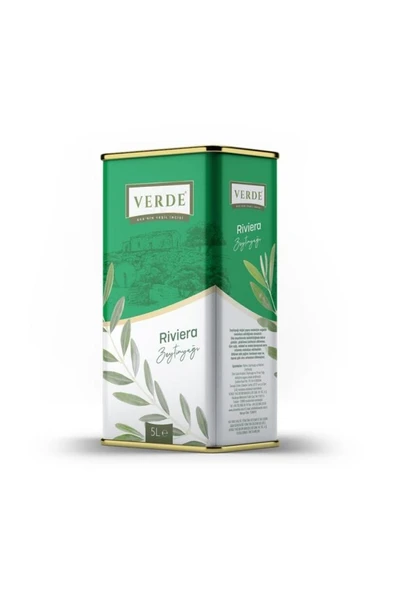 VERDE Riviera Zeytinyağı 5 Lt Teneke - Rıvıera Zeytin Yağı