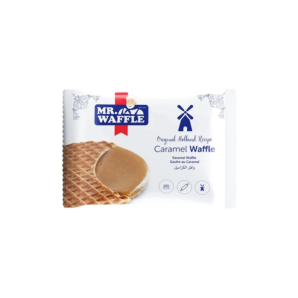 MR.WAFFLE Caramel Waffle 26 gr 18 li Kutu x 2 Adet (Toplam 36 Adet) - Resim 3