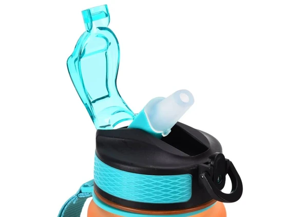 Otomatik Pipetli Su Matarası Yedek Kapağı 65mm Mavi