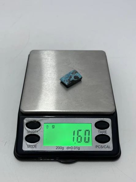 Okyanus Temalı Doğal Kabaşon Firuze Taşı 7,8 Karat - Turkuaz Taşı 1,59 Gram - Resim 5