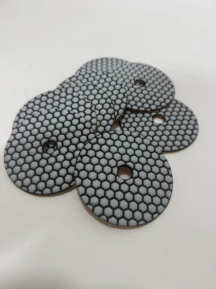 Granit ve Mermer Parlatma Pedi 200 Grid 100mm (10 Adet) - 2
