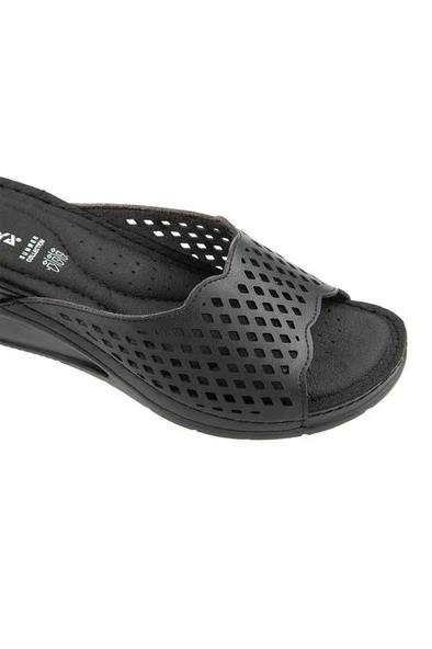 Muya Brosa 35209-430 Anatomik Taban Kadın Terlik Siyah 36-40 - Resim 3
