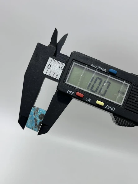 Okyanus Temalı Doğal Kabaşon Firuze Taşı 7,8 Karat - Turkuaz Taşı 1,59 Gram - Resim 3