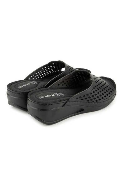 Muya Brosa 35209-430 Anatomik Taban Kadın Terlik Siyah 36-40 - Resim 4