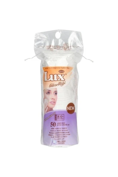 LUX DİSK MAKYAJ PAMUĞU 50'Lİ