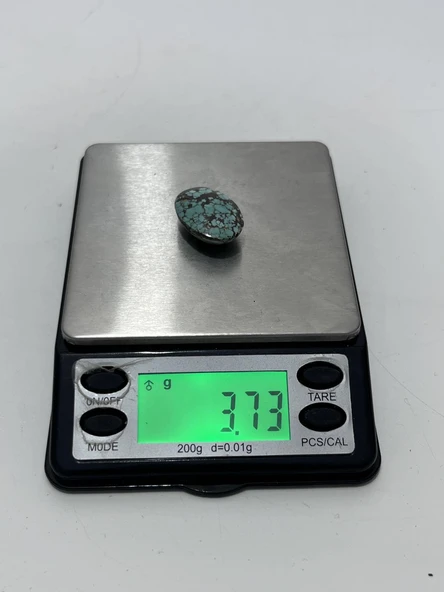 Okyanus Temalı Doğal Kabaşon Firuze Taşı 18,6 Karat - Turkuaz Taşı 3,72 Gram - 5