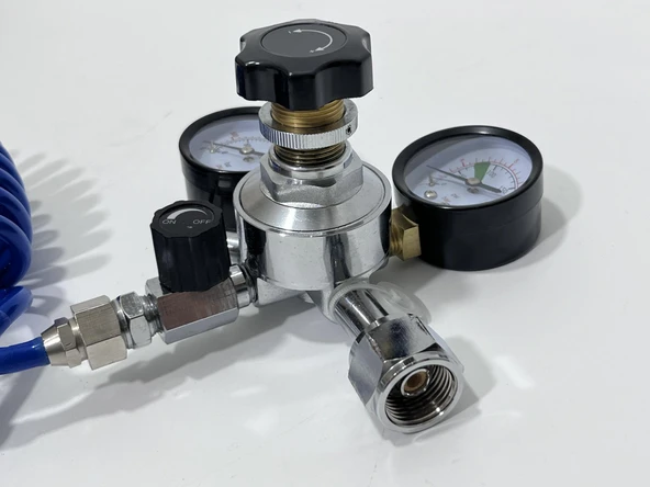 Kontrol Valfli Co2 Regülatörü (Sarmal Borulu) - 6