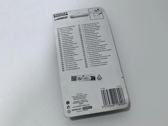 Stanley FatMax Tungsten Karbür 50li Rötuş Maket Bıçağı Yedeği 8-11-800 - 7