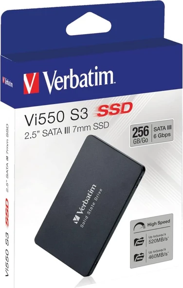 Verbatim Vi550 SSD 256GB SATA III 550MB-460MB - 4
