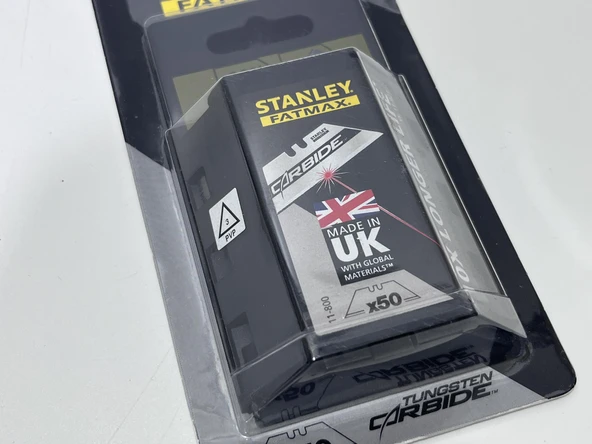 Stanley FatMax Tungsten Karbür 50li Rötuş Maket Bıçağı Yedeği 8-11-800 - 6