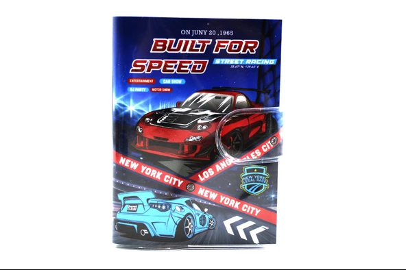 Mikro Not Defteri Speed Cars NT110 - 7