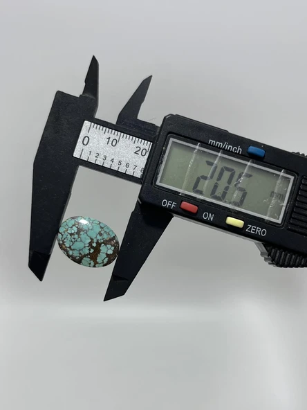 Okyanus Temalı Doğal Kabaşon Firuze Taşı 18,6 Karat - Turkuaz Taşı 3,72 Gram - 4