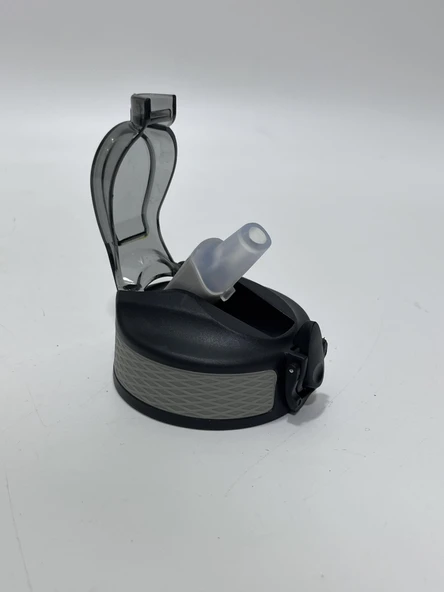 Otomatik Pipetli Su Matarası Yedek Kapağı 65mm Gri - 2