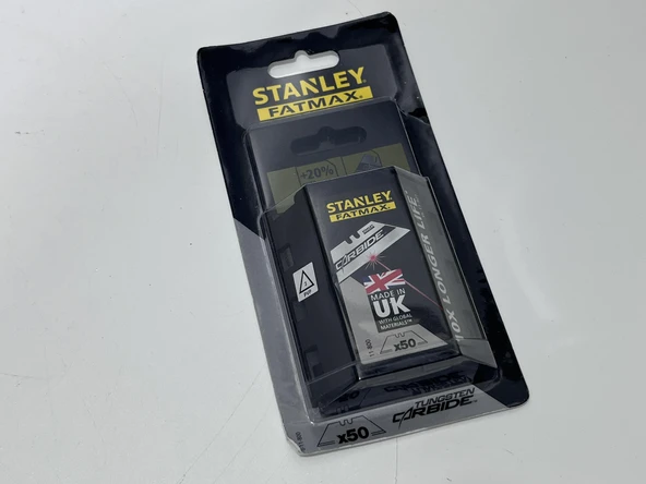 Stanley FatMax Tungsten Karbür 50li Rötuş Maket Bıçağı Yedeği 8-11-800 - 5