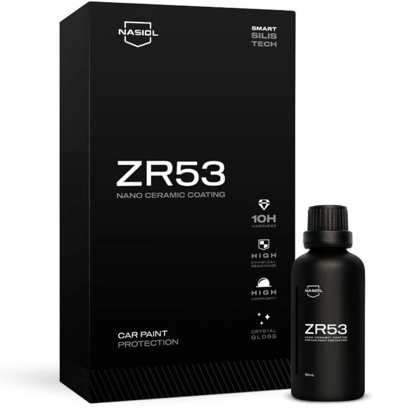 Nasiol ZR53 Araç Nano Seramik Kaplama ve Boya Koruma 50ml