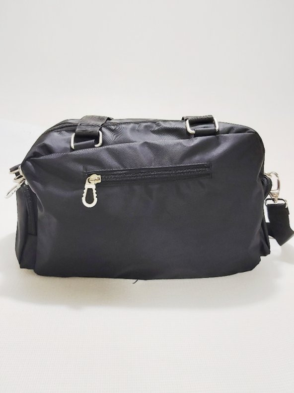 Çok 10 Gözlü Su Geçirmez Paraşüt Bezi Kadın Kız Omuz El Çantası - 7