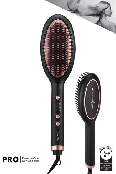 Kiwi Khs-2039 Saç Şekillendirici ve Saç Düzleştirici Fön Tarağı - 2