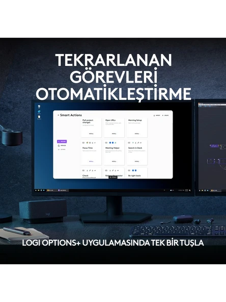 Logitech MX Keys S Gelişmiş Aydınlatmalı Tam Boyutlu Kablosuz Türkçe Q Klavye - Siyah - 3