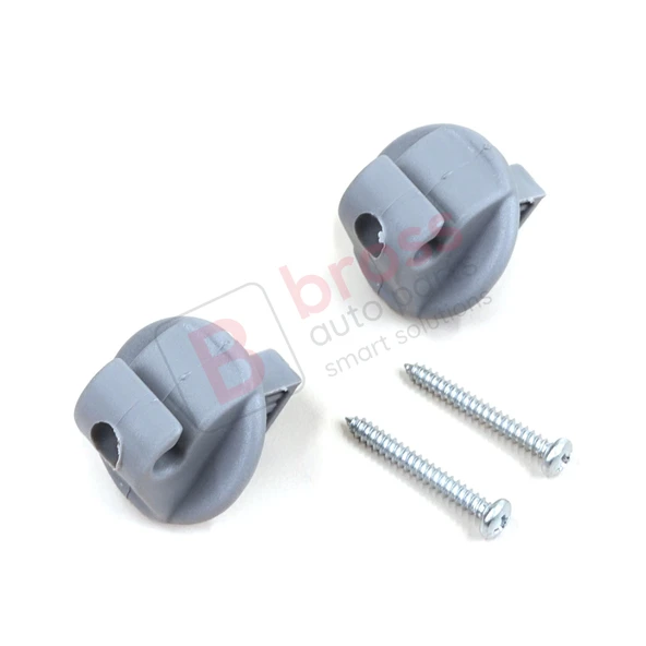 Renault İçin 2 Adet Gri Renk Güneşlik Klipsi - Resim 2