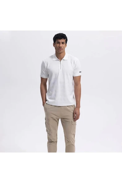 Ellesse Sartorıa Beyaz Erkek T-shirt Em493 - Resim 5