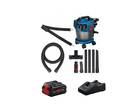Bosch GAS 18 V-10L Akülü El Süpürgesi Procore 1x5,5Ah Akülü