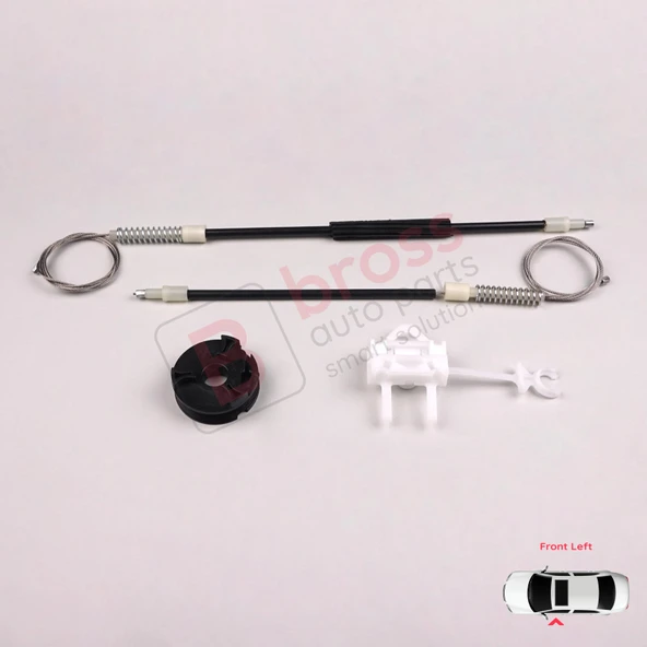 Fiat Albea Siena Palio MK1 1996-2016 4/5 Kapı 46786201 İçin Elektrikli Ön Sol Cam Kriko Tamir Seti - Resim 2