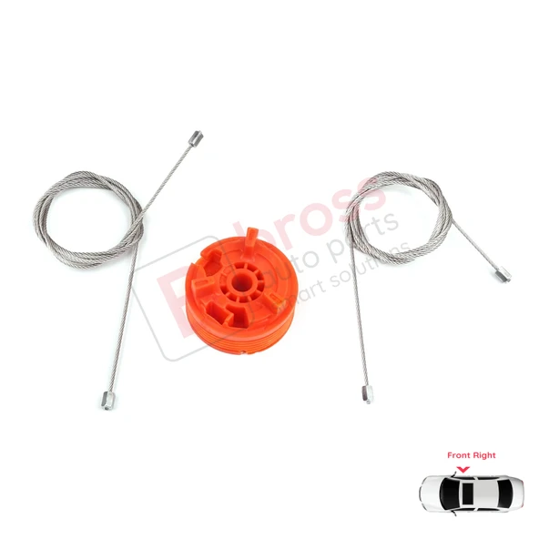 Peugeot 207 WA WC WK SW 2006–2015 5-Kapı 9222W9 İçin Elektrikli Ön Sağ Cam Kriko Tamir Seti - Resim 3