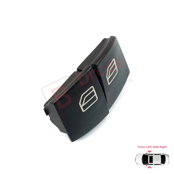 Mercedes E Class W211 S211 CLS Coupe C219 2118210058 İçin 2 Adet Ön Cam Açma Düğme Kapağı - Resim 3