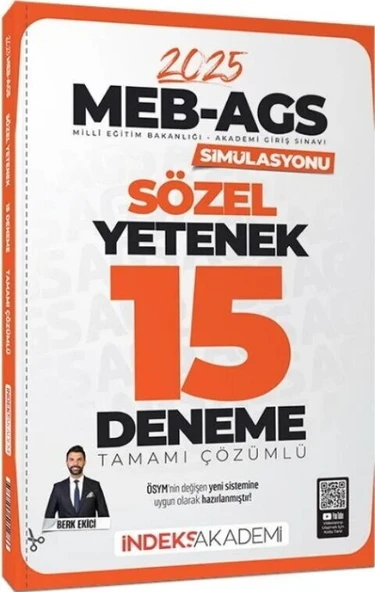 İndeks Akademi 2025 MEB AGS Simülasyonu Sözel Yetenek 15 Deneme