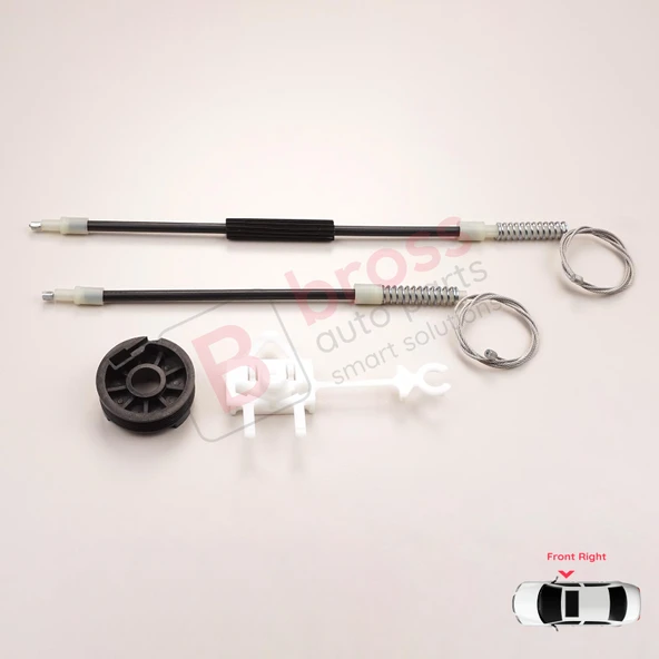 Fiat Albea Siena Palio MK1 171 172 178 1996-16 4/5 Kapı İçin Elektrikli Ön Sağ Cam Kriko Tamir Seti ürün görseli 1