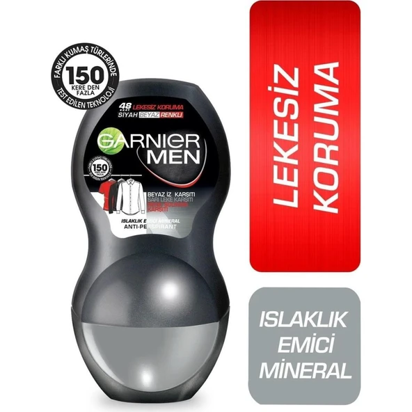 Garnıer Mineral Roll-On Men Beyaz Iz