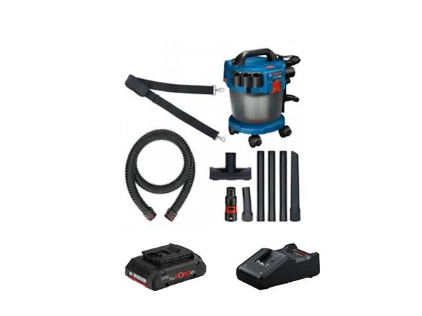 Bosch GAS 18 V-10L Akülü El Süpürgesi Procore 1x4.0Ah Akülü