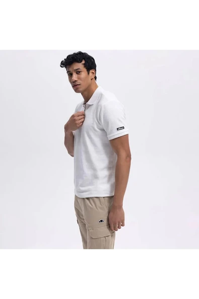 Ellesse Sartorıa Beyaz Erkek T-shirt Em493 - Resim 3
