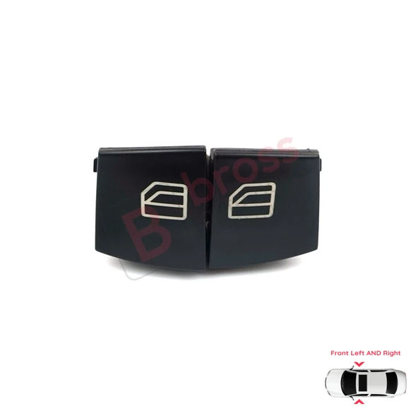 Mercedes E Class W211 S211 CLS Coupe C219 2118210058 İçin 2 Adet Ön Cam Açma Düğme Kapağı - Resim 2