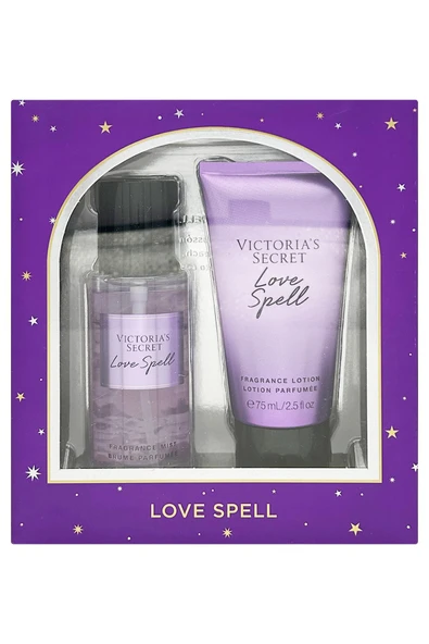 Victoria's Secret Love Spell Vücut Spreyi ve Losyonu İkili Hediye Seti