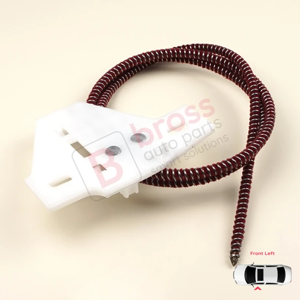 Renault Master MK2 Movano A Iveco Daily 3 4 Interstar X70 İçin Monoray Sol Kapı Cam Kriko Tamir Seti - Resim 4