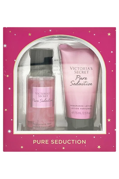 Victoria's Secret Pure Seduction Vücut Spreyi ve Losyonu İkili Hediye Seti
