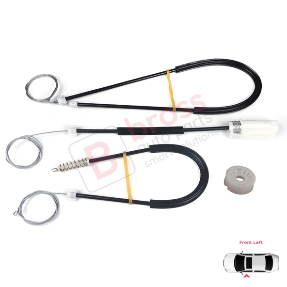 VW New Beetle Cabrio Convertible CC 2003-2010 1Y0837461 İçin Elektrikli Ön Sol Cam Kriko Tamir Seti ürün görseli