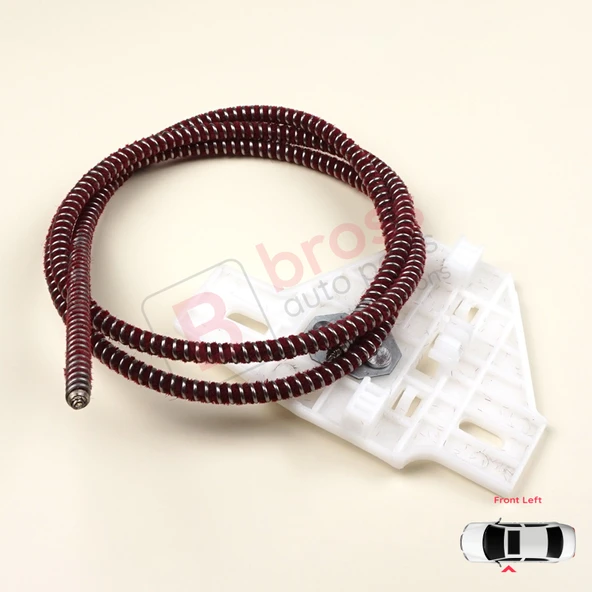 Renault Master MK2 Movano A Iveco Daily 3 4 Interstar X70 İçin Monoray Sol Kapı Cam Kriko Tamir Seti - Resim 2