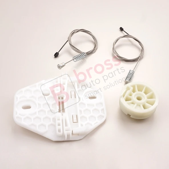 Renault Clio MK2 BB CB Thalia MK1 LB Symbol MK1 8200232508 İçin Sol Arka Cam Kriko Seti - Resim 3