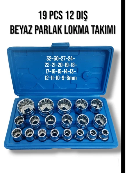 DORF 1/2 12 Köşe Yıldız Lokma Seti 19 Parça Çantalı