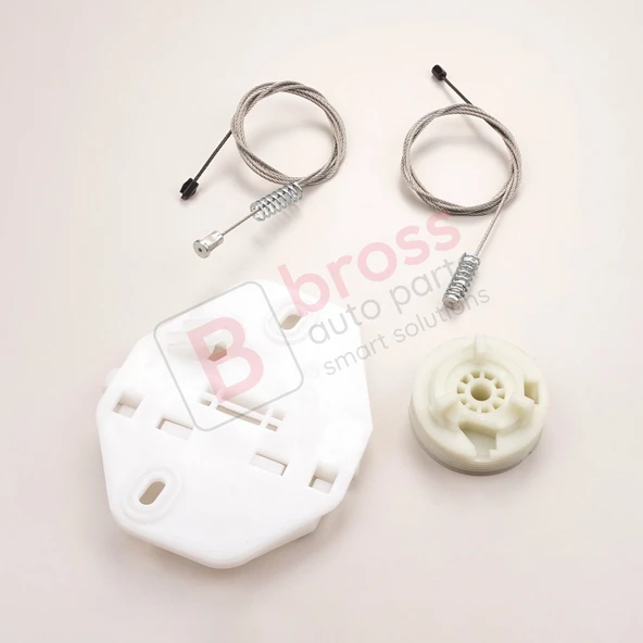 Renault Clio MK2 BB CB Thalia MK1 LB Symbol MK1 8200232508 İçin Sol Arka Cam Kriko Seti - Resim 2