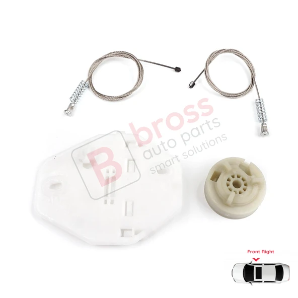 Renault Dacia Logan MK1 LS FS KS US 2004-2012 8200901102 İçin Elektrikli Ön Sağ Cam Kriko Tamir Seti - Resim 2