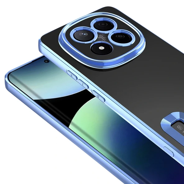 Xiaomi Redmi Note 14 Pro Plus Kılıf Kamera Korumalı Logo Gösteren Redclick Omega Kapak - Resim 9