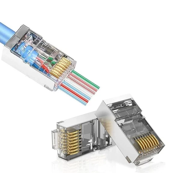 Qport Q-J601y Cat6 Ez-Rj45 Yeni Nesil Metal 50'Lik - 2
