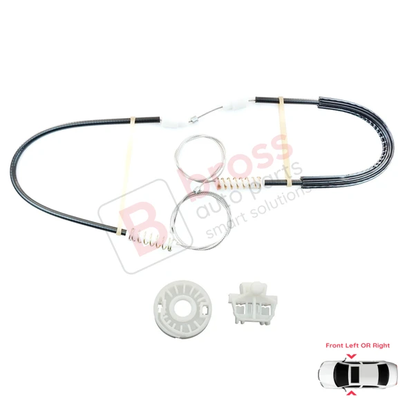 Renault Clio MK2 BB/CB 1998-2012 4/5 Kapı 7700842240 İçin Ön Sağ veya Sol Kapı Cam Kriko Tamir Seti ürün görseli 1