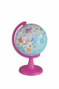 GURBUZ 20cm UNICORN ADVENTURE GLOBE+BOOK ISIK HEDI