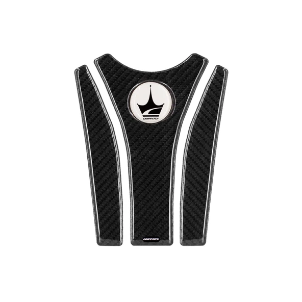 Yamaha MT07 ile Uyumlu Kaydırmaz 6D Karbon 9 Parça Tank Pad Seti GC13 - Resim 5