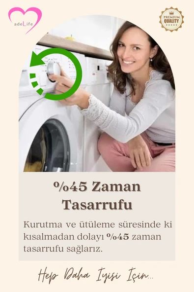 adeLife® % 100 Yün, Çamaşır Kurutma Topları (3'lü Paket)+10 ml Lavanta Yağı+Keten Saklama Torbası - 4